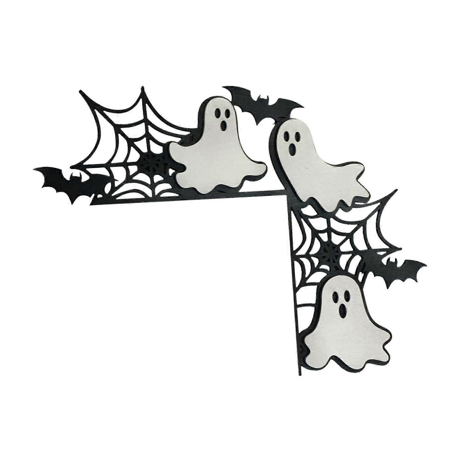 Wooden Door Lintel Door Corner Decoration for Creating A Festive Atmosphere Ghost
