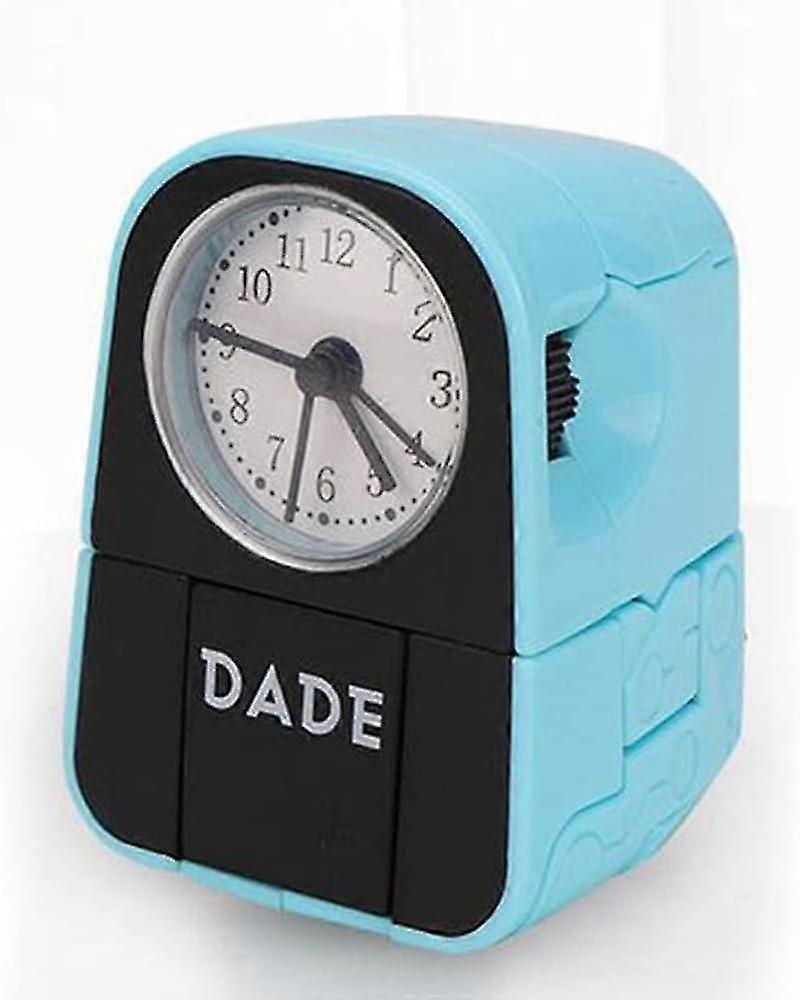 Electronic Alarm Clock Multifunctional Cute Dog Robot Electronic Alarm Clock White