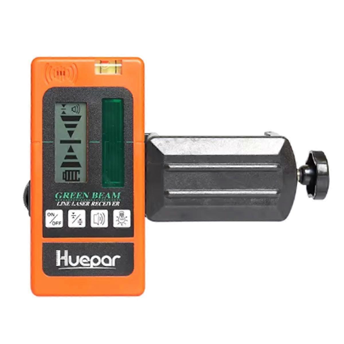 LR-5RG Laser Level Receiver Detector Display LCD retroilluminato Ricevi un raggio rosso verde per esterni Arancione