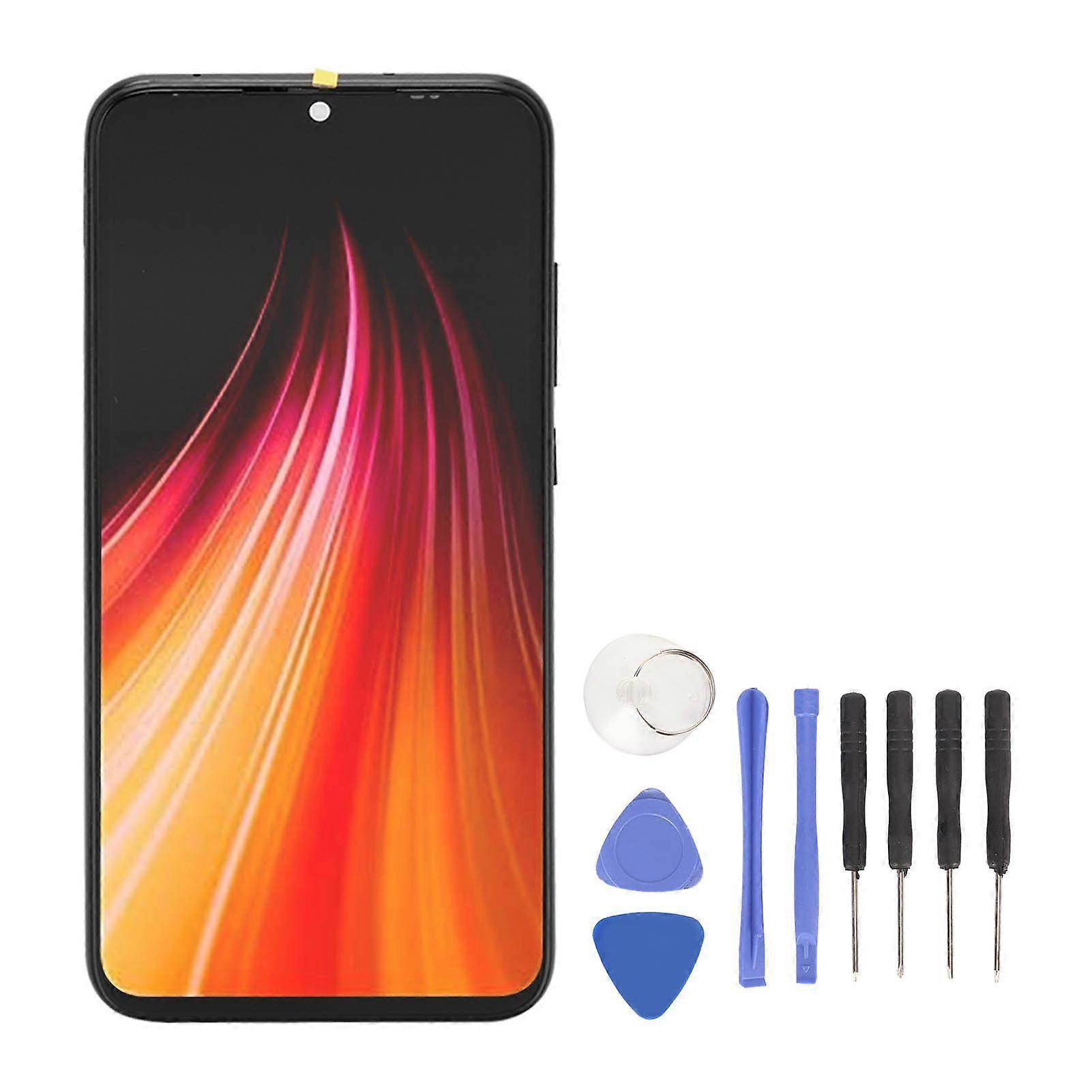 6.3in Phone Screen Replacement Touch Digitalizer Assembly 2340x1080 with Tools Kit for Xiaomi Redmi Note 8 M1908C3JH M1908C3JG M1908C3JI with Frame