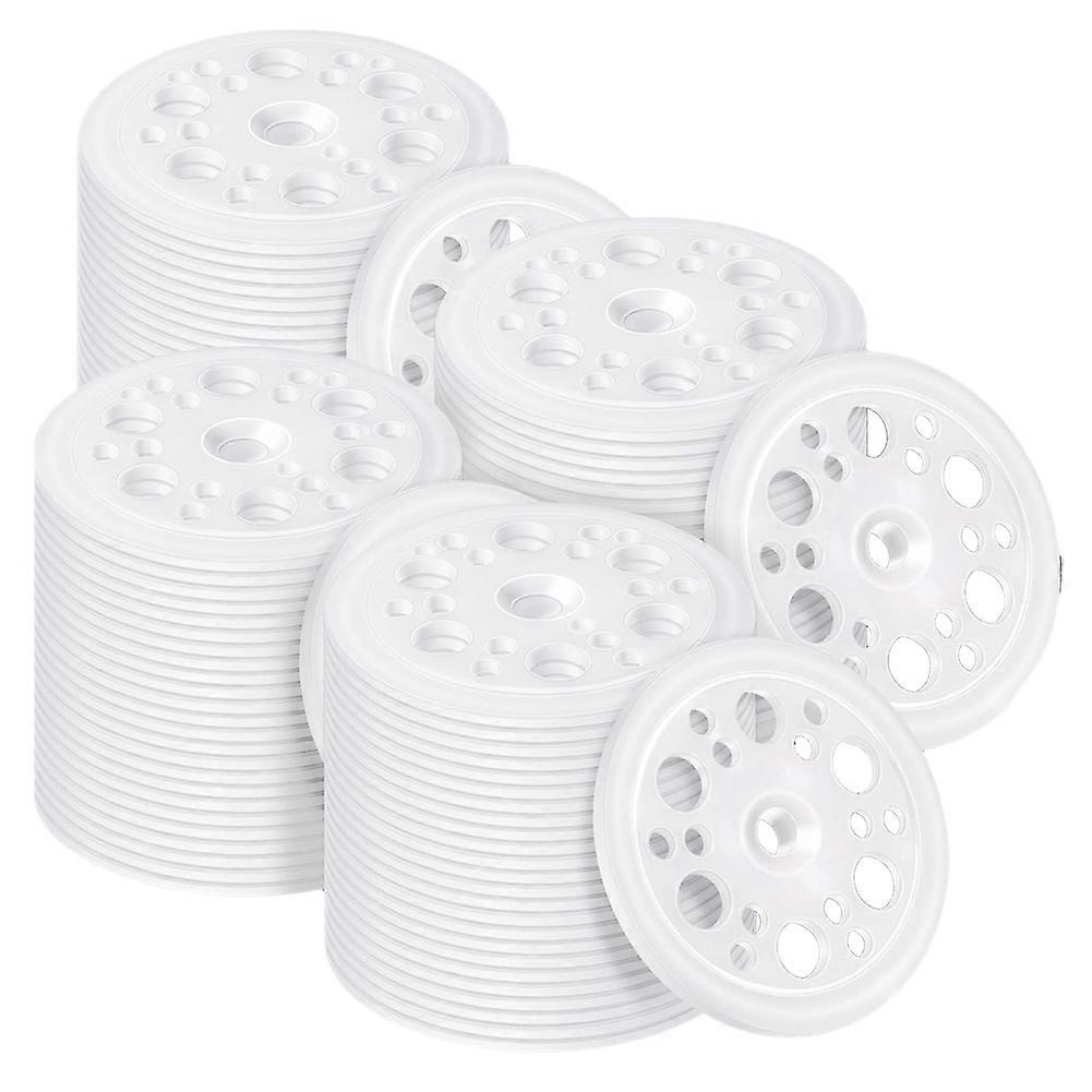200 Pcs 1.77 Inch/ 45 mm Plastic Insulation Washers Load Spreading Polypropylene Washers for Fixing & Supporting