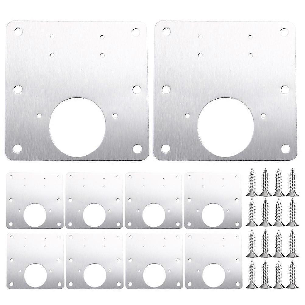 16pcs Kitchen Cupboard Hinge Replacement Kitchen Cabinet Door Hinge Repair Plate