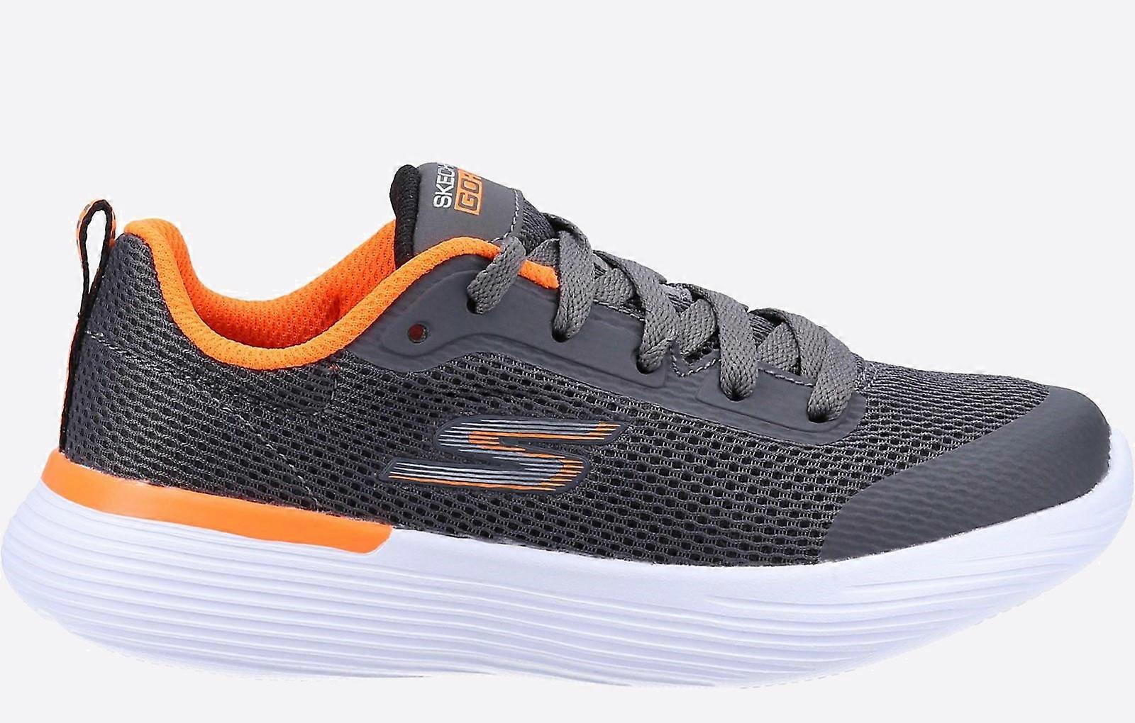 Skechers Go Run 400 V2 MEMORY FOAM Junior Charcoal/Orange