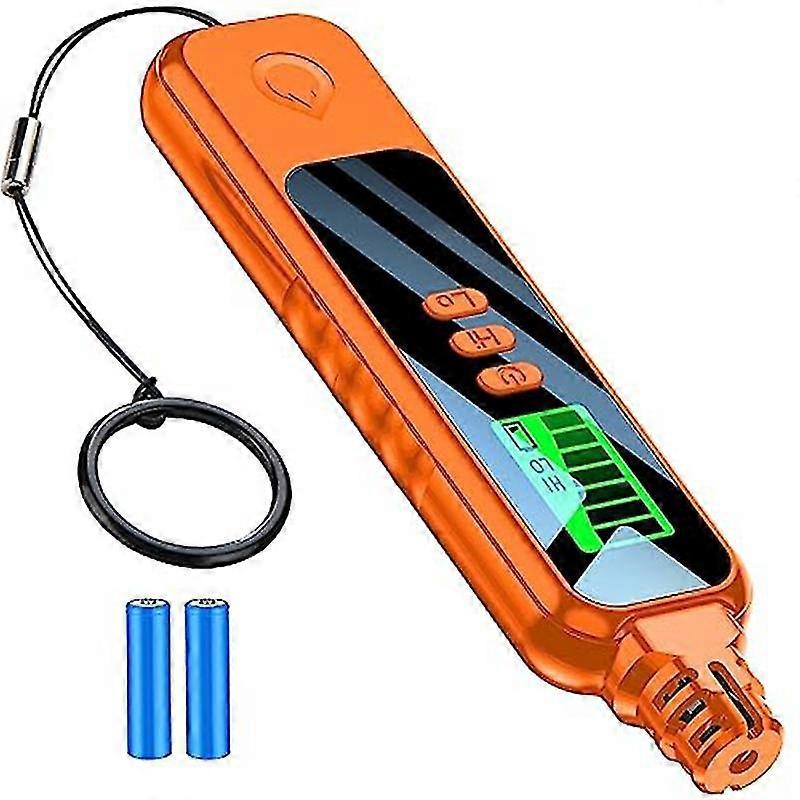 Gas Leak Detector Portable Natural Gas Detector Alarm Sound Methane Hexane with LCD Screen 2 AAA Ba