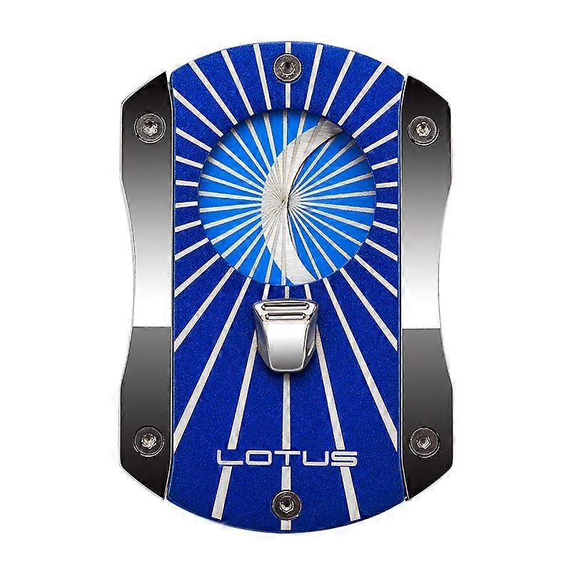 Lotus Lotus Cigar cutter Streamline Painted Double-Edged Semi-Automatic Cigar cutter Lubinski Lubinski