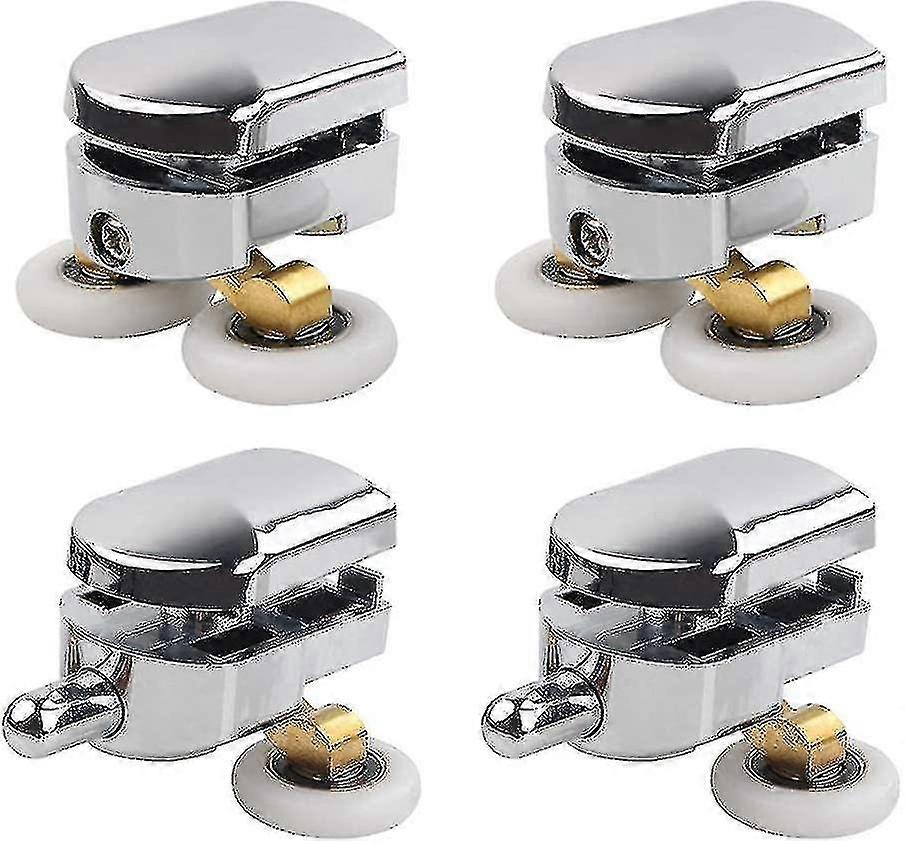 4pcs 23mm Shower Door Rollers Sliding Shower Doors Wheels Replacement Roller Runner Wheel (2 To