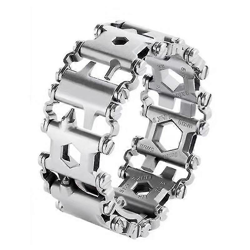 Multifunctionele Gereedschap Armband Loopvlak Armband Roestvrij Staal Bout Driver Tools Kit