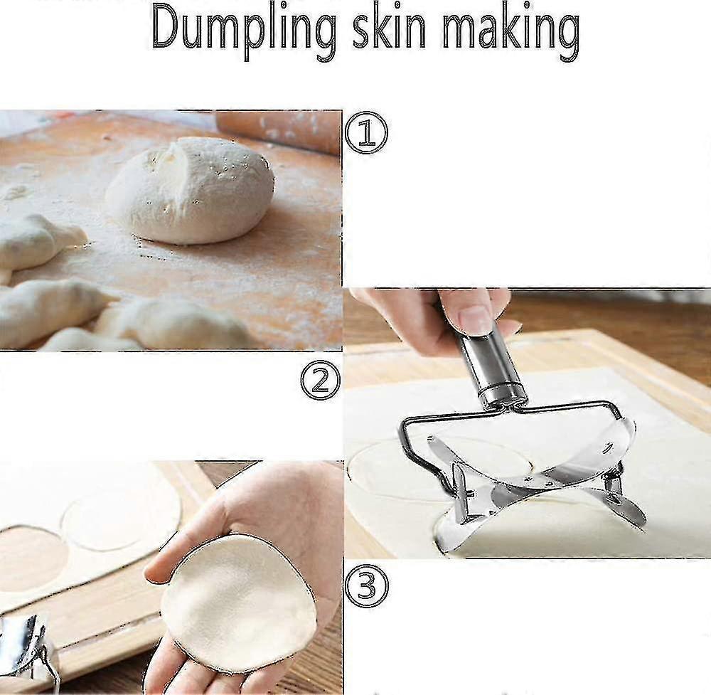 Pstainless Steel Ravioli Dumpling Maker, 2pcs New Stainless Steel Dumpling Machine Shape, Cake Slicer Cake Dumpling Cake Dumpling Noodle Machine