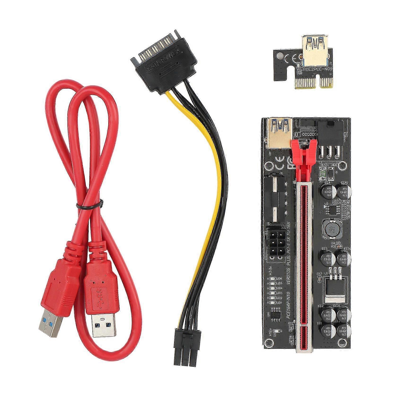 ver010s usb3.0 pci-e riser ver010 plus express 1x 4x 8x 16x(1set)
