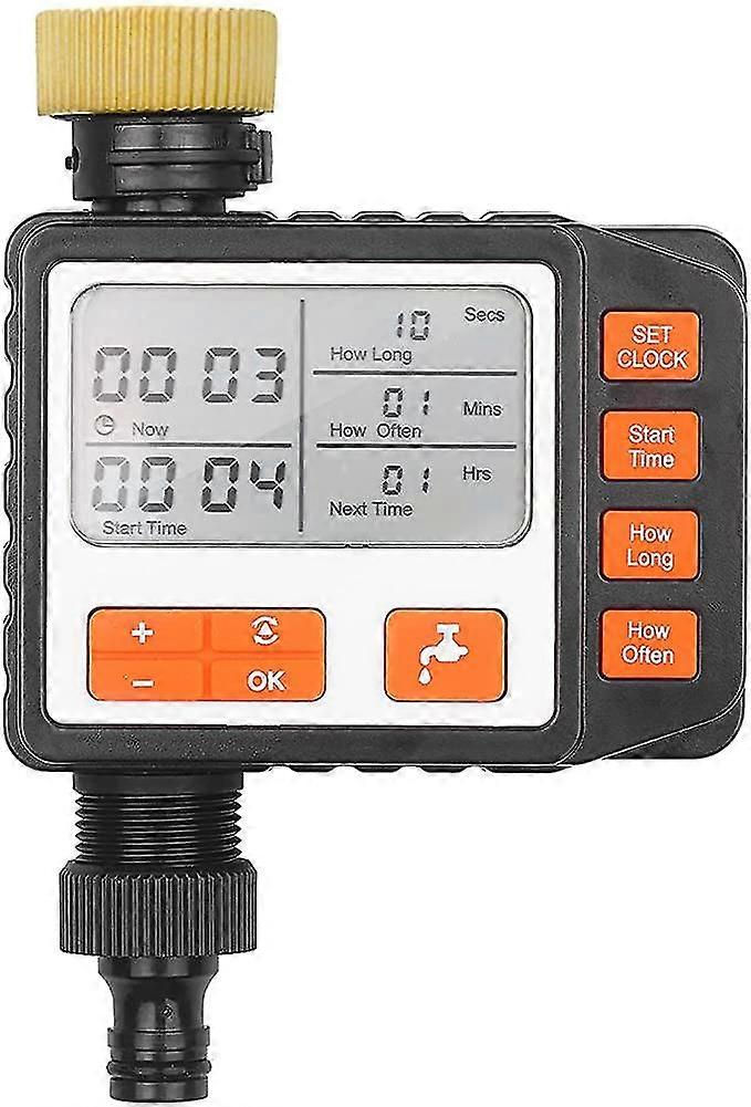 Automatic Watering Timer, Programmable Digital Hose Faucet Timer Smart Sprinkler Happy H
