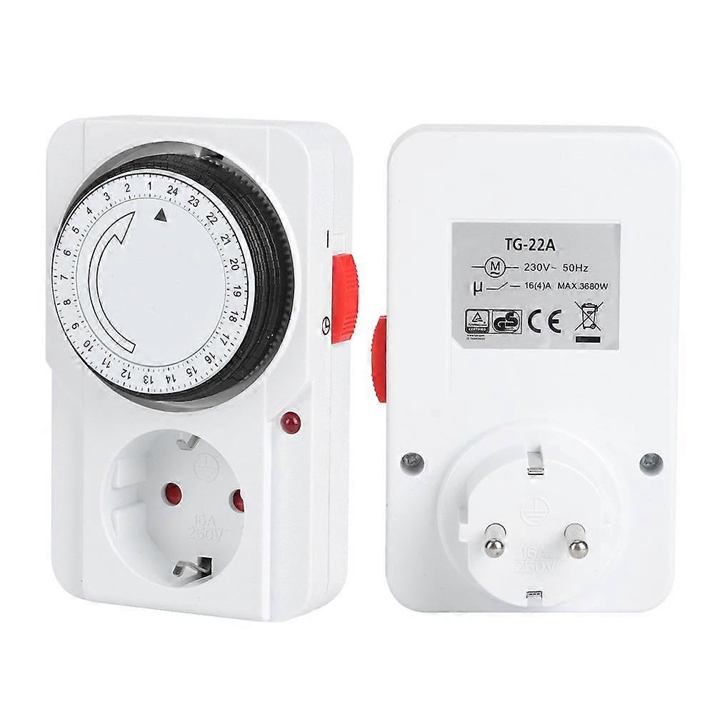 Timer Socket Indoor Mechanical 24 Hour PlugIn Outlet Timer Home Safety Too Home