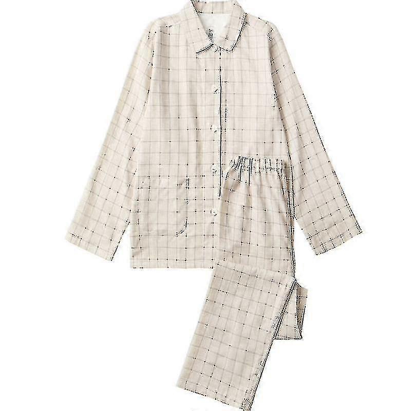 Dames Pyjama Dames Button Down Pyjama Set Mouw 100%