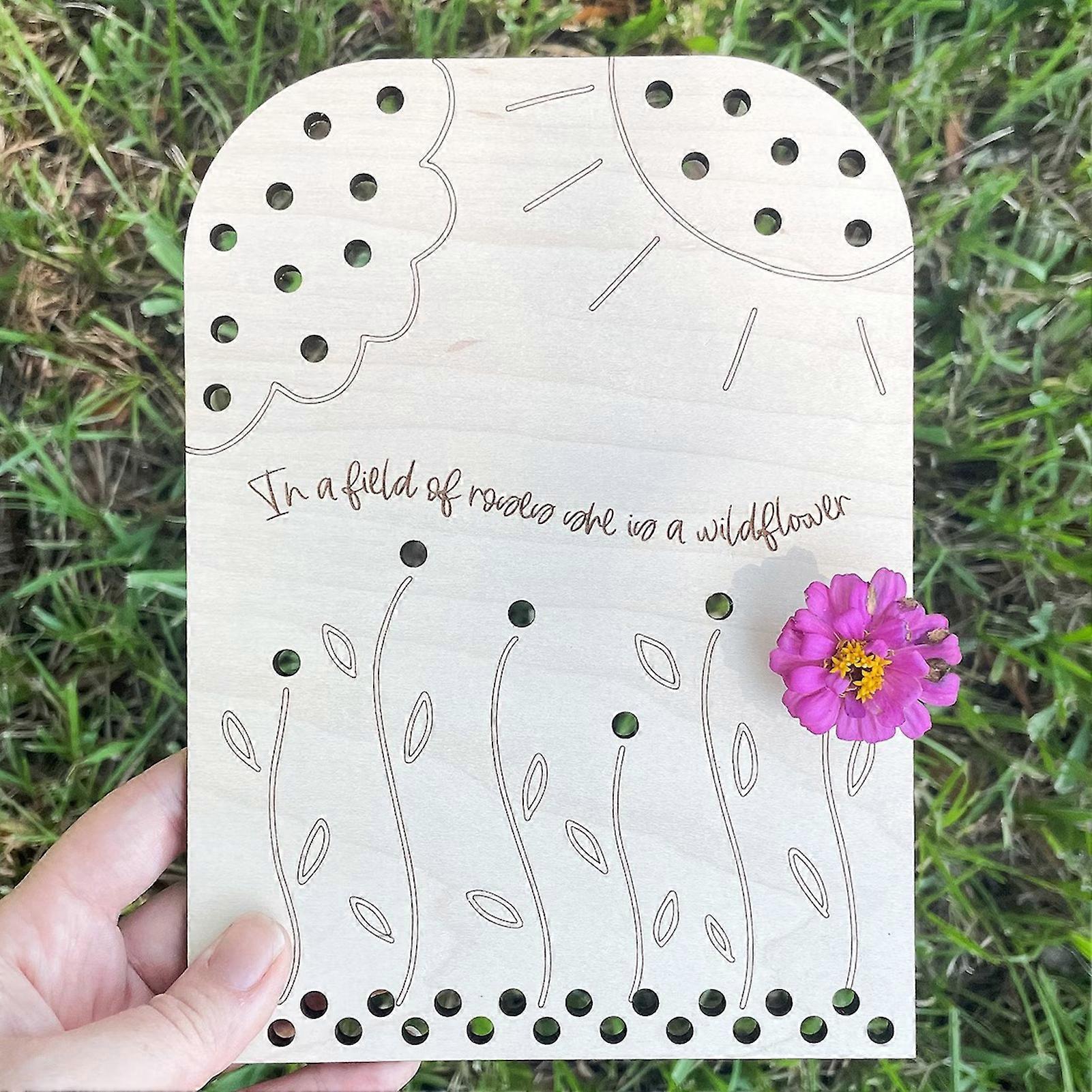 Lovely Flower Leaf Collectors Boards Personalized Desktop Decoration for Home Parties Decor
