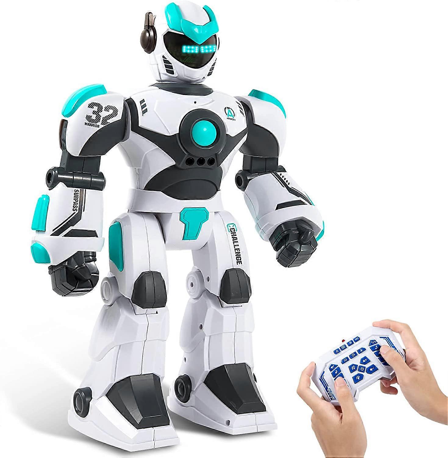 RC Robot Speelgoed voor Kinderen: HPROMOT Afstandsbediening Robot Speelgoed, Slimme Gebaardetectie Oplaadbare & Programmeerbare Robot Lopen Dansen Zingen Verjaardagscadeau