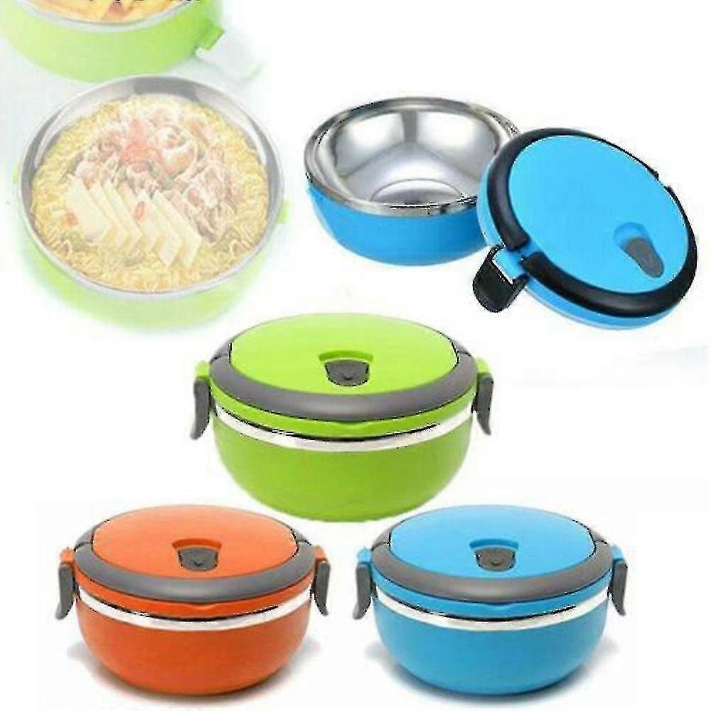 Hot Food Flask Less Steel Lunch Box Vacuum Insulated Trave Portable