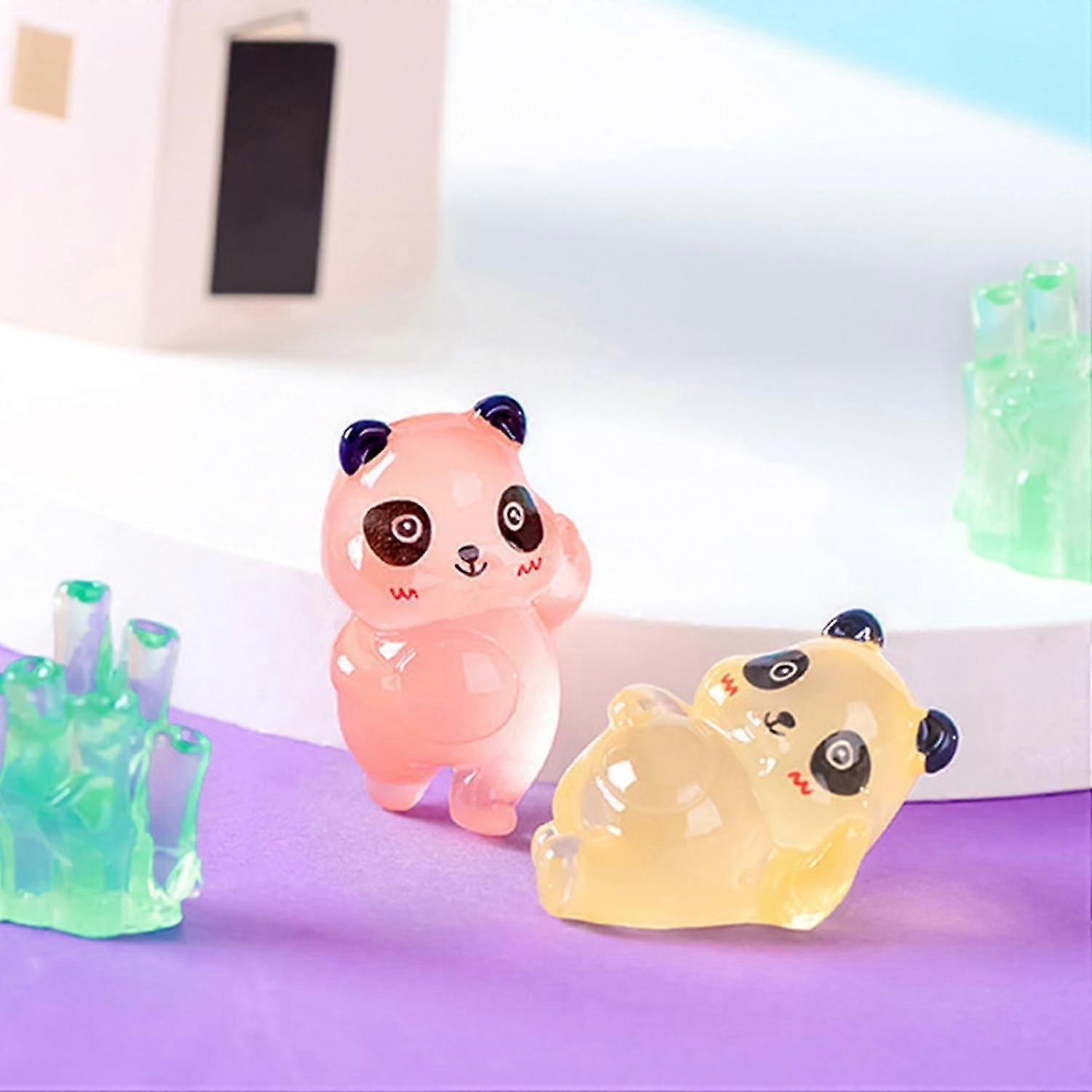 35 Pcs Miniature Panda Mini Panda Figures Cute Resin Panda Miniature ...