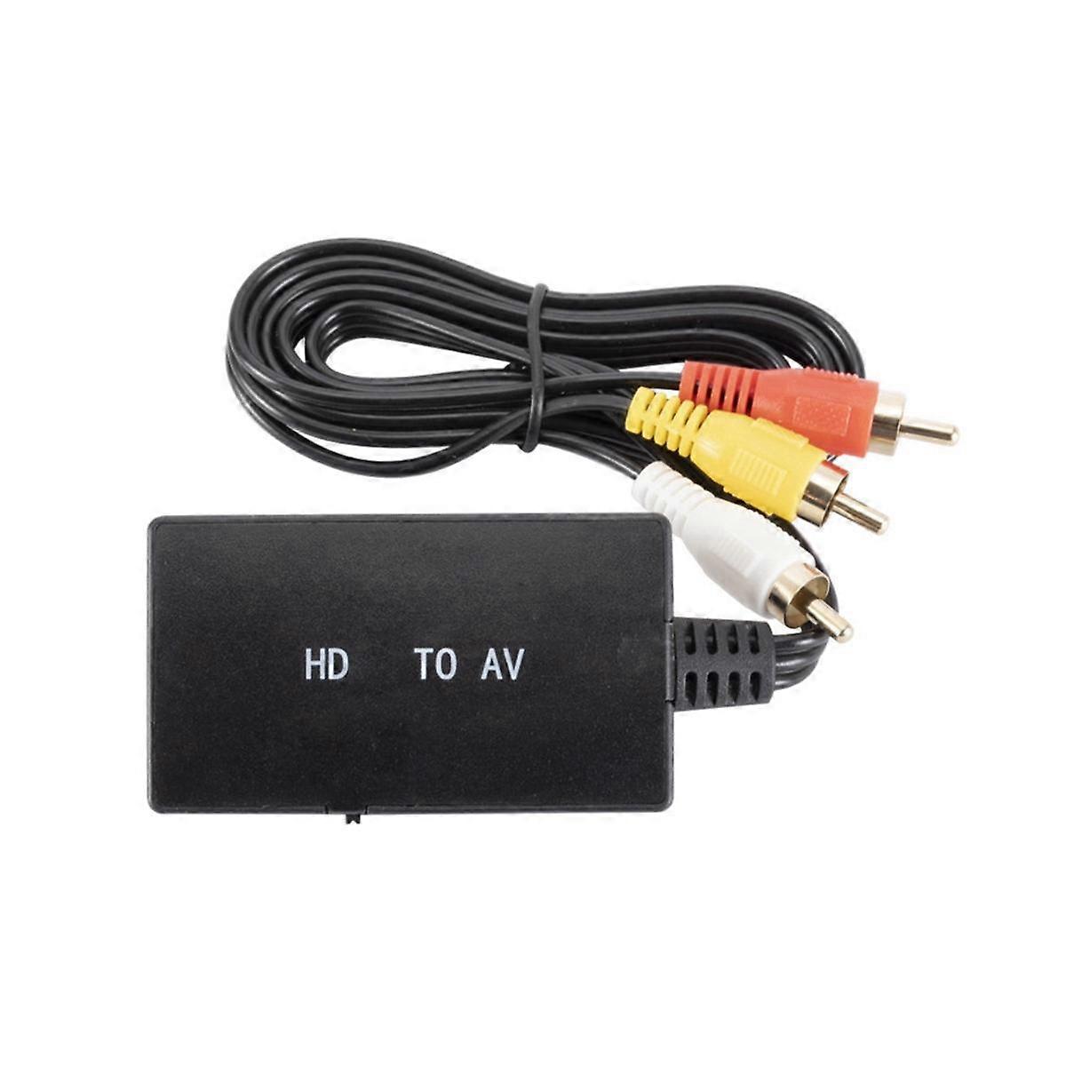 1080P HD to RCA Converter Computer Projection to Tv Adapter for HD Signal Products Connecting RCA S