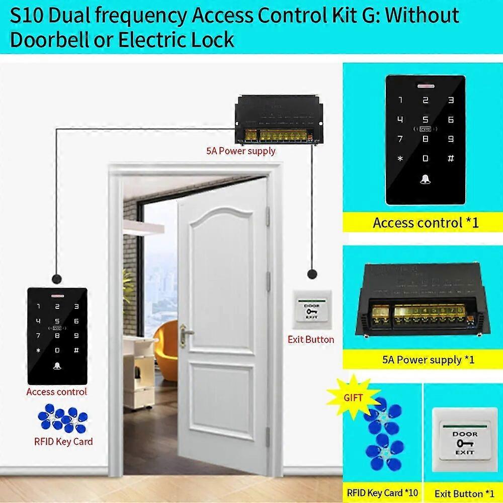 Outdoor IP67 Waterproof Access Control Keypad 125KHz+13.56MHZ Standalone Access Controller Reader