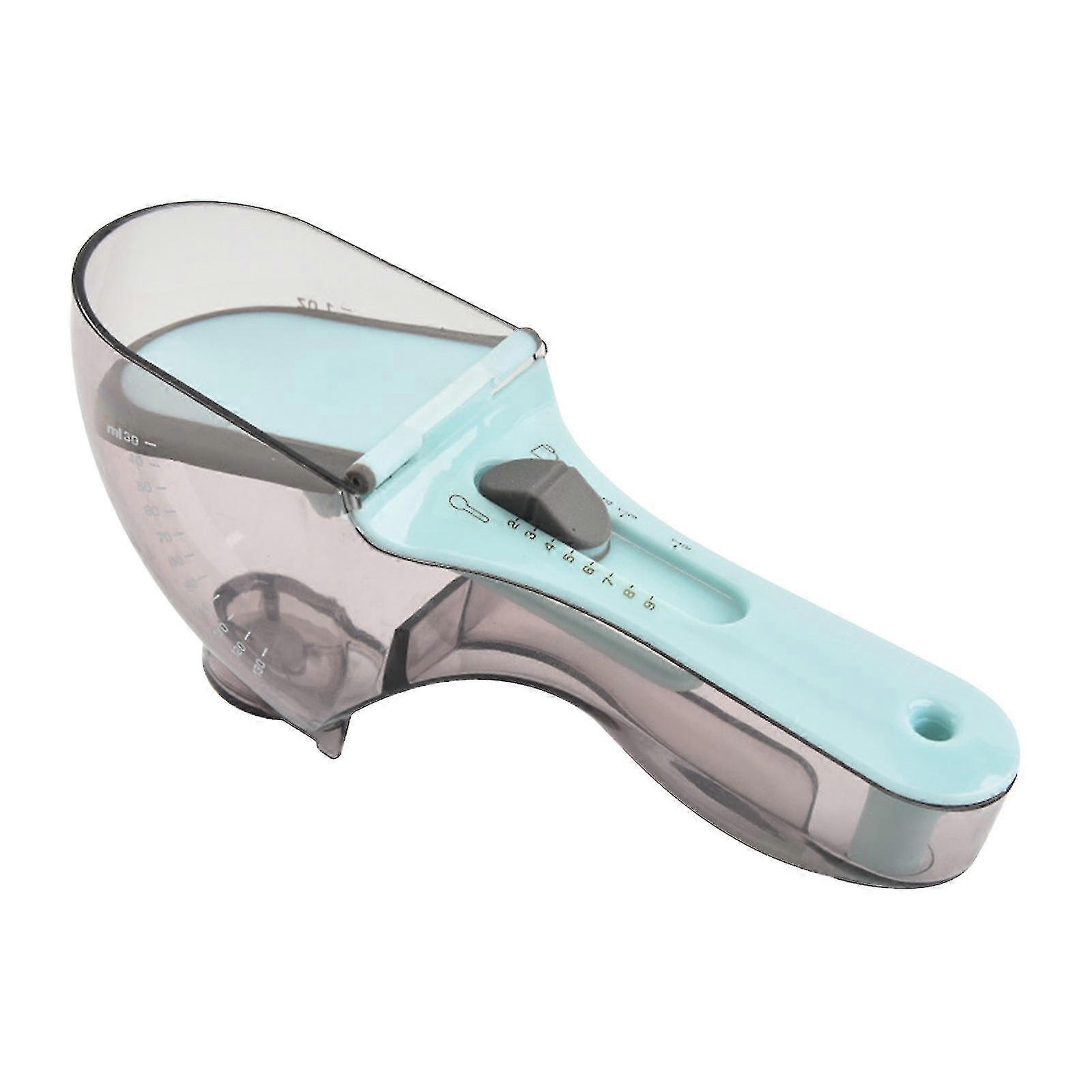 Yaju Kitchen Grams Measuring Spoon, Plastic Graduated Measuring Spoon1pcsblue