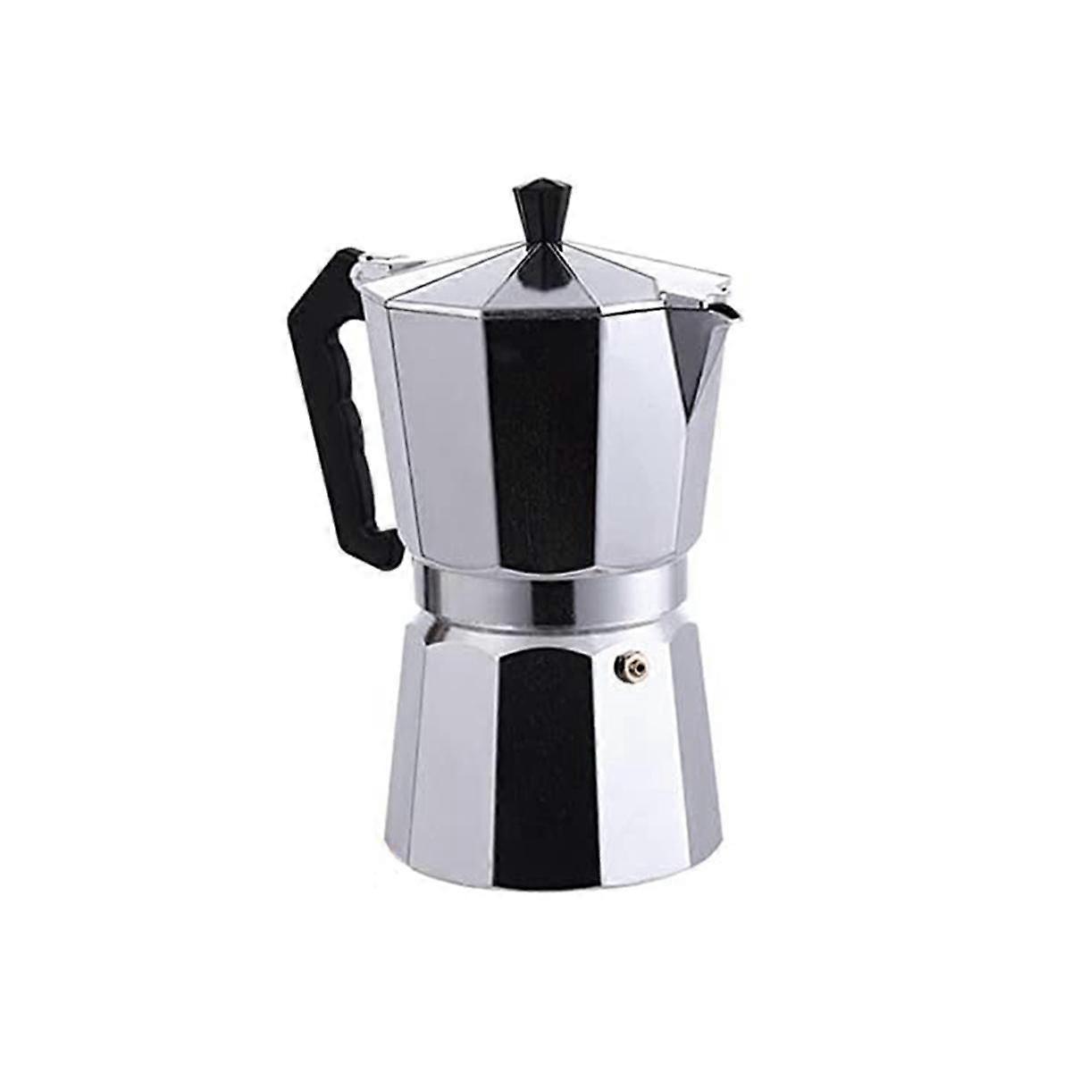 Coffee Pot Espresso Maker Moka Pot, Stovetop Espresso Maker for Great Flavored Espresso for Electri