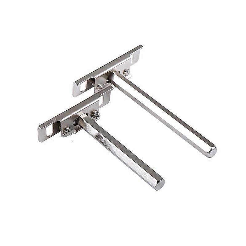 2 Supports d’étagère flottants invisibles Luminaire caché Support d’étagère murale en forme de T pour la fixation des supports d’étagère en bois