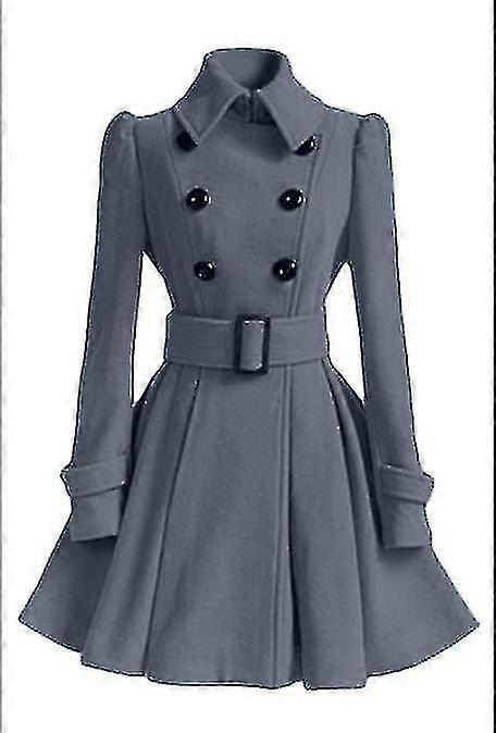 Women's Gorgeous Belted Winter Long Coat Jacket 6 Colors