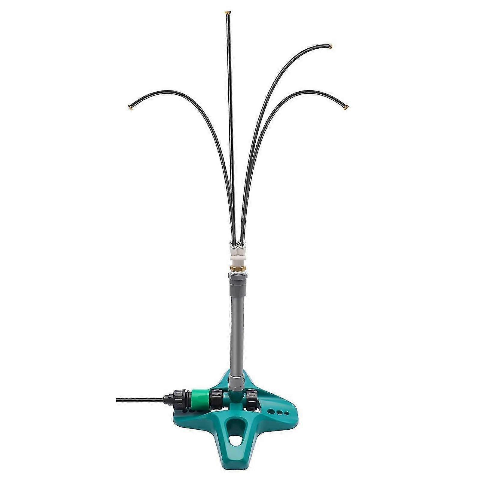 Patios Standing Misters Portable Adjustables Multi Heads Misting System for Outdoor Cooling