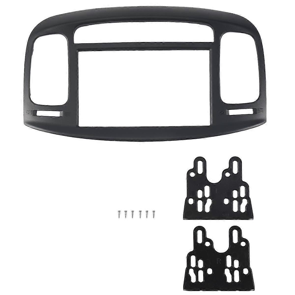 2din Car Radio Fascia For Accent 09-12 Dvd Stereo Frame Plate Adapter Mounting Dash Installation Bezel Trim Kit