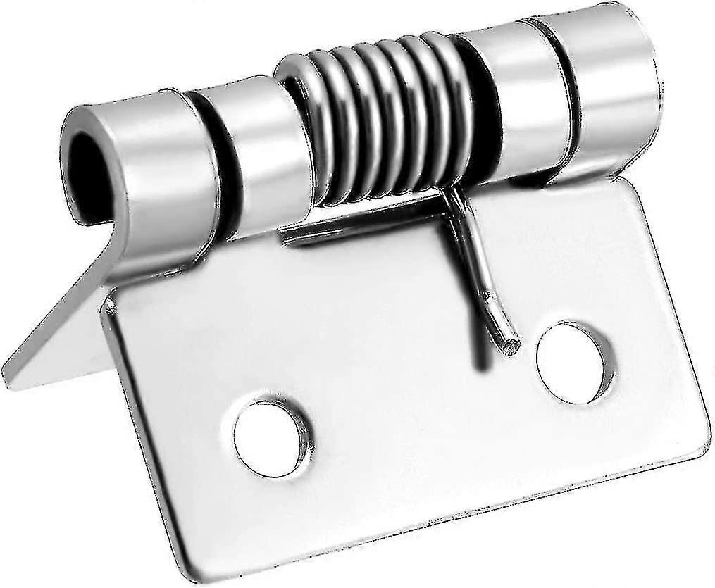 Self Closing Spring Hinge 0.98" Stainless Steel Brushed Diy Hardware 5pcs Per Pack