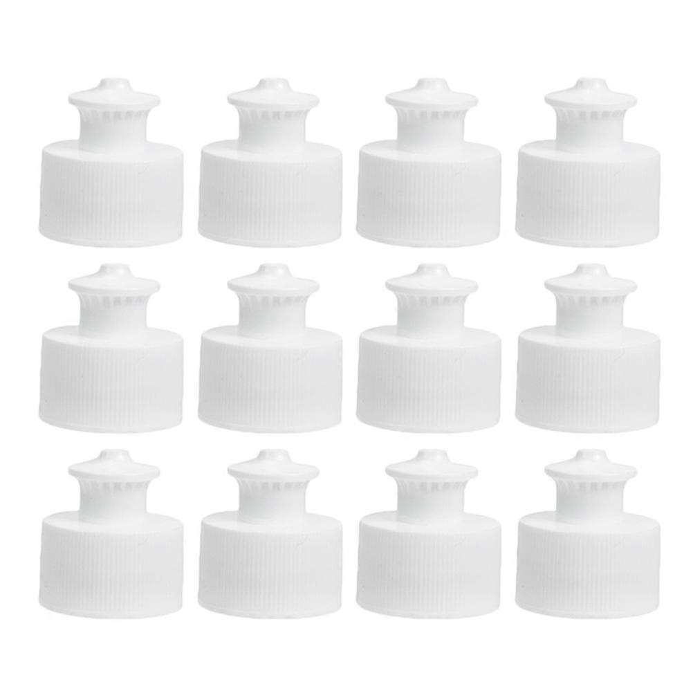 30pcs Push Pull Replacement Caps Leak-proof Reusable Sports Water Bottle Lids