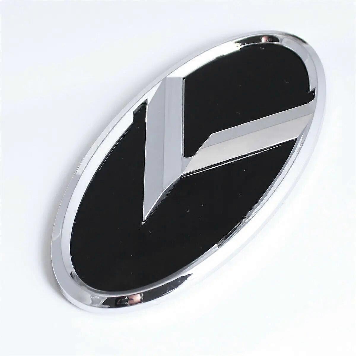 3D Black Silver Emblem Badge For Kia K5 K3 Rio Sportage Sorento - Front/Rear/Steering (Universal)