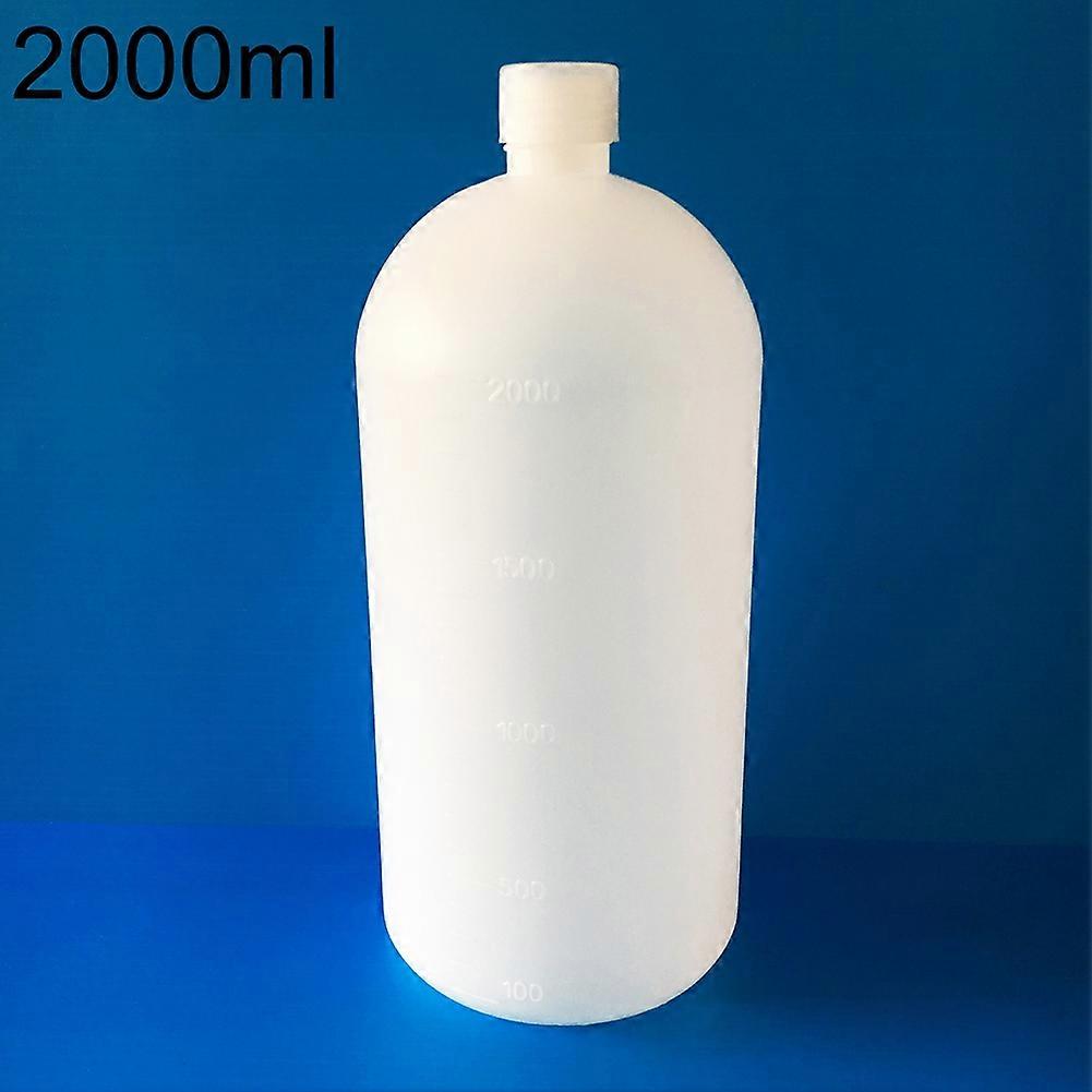 2000ml Clear Plastic Lab Seal Chemical Bottle Sample Bottle Storage Container KAESI