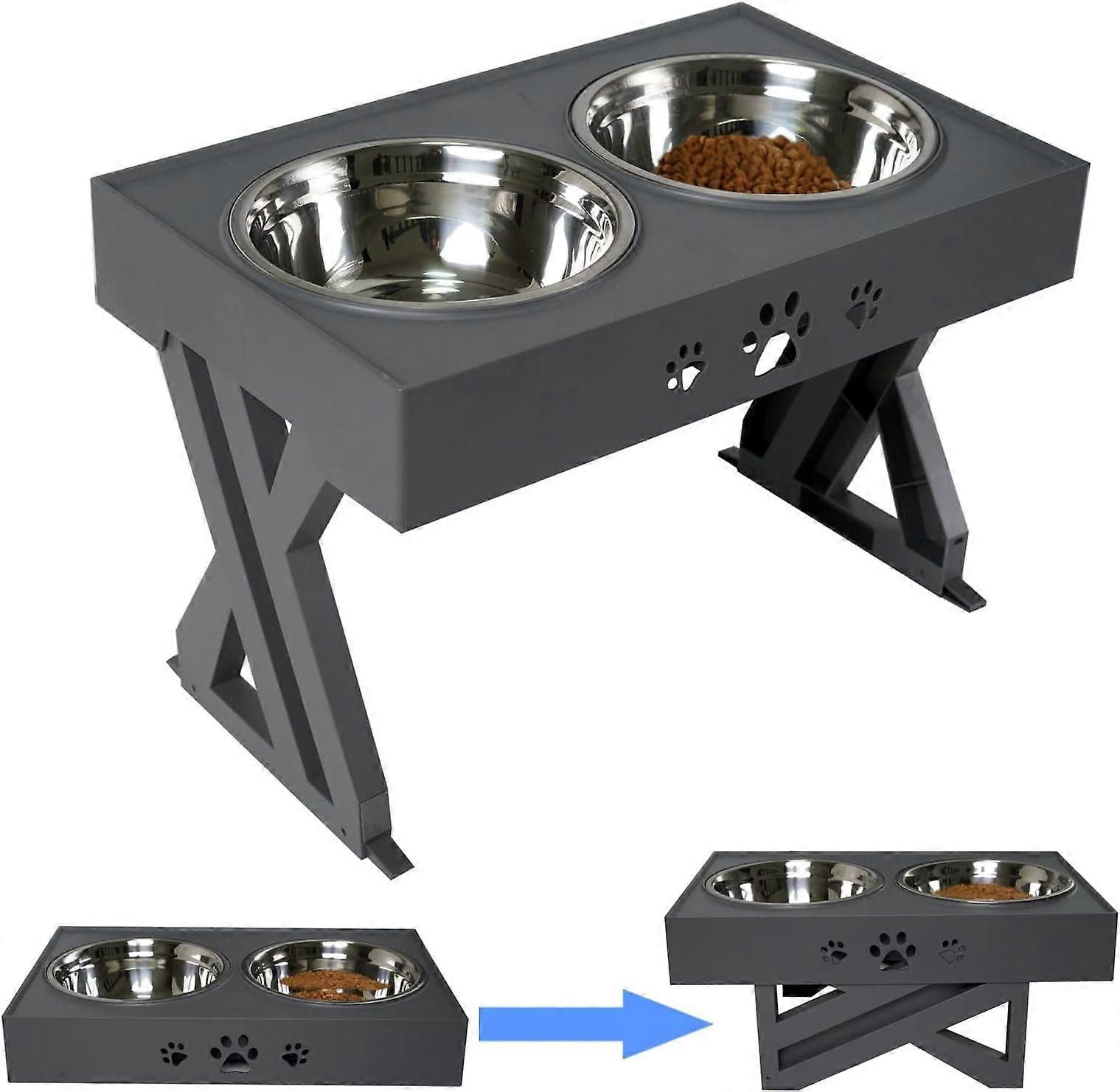 وعاء المرتفع - يتكيف مع 3 ارتفاعات (رمادي)