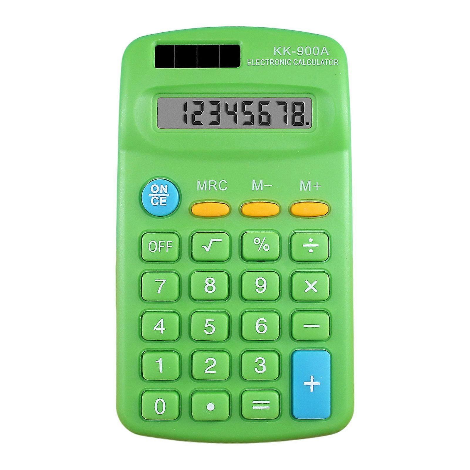 Pocket Calculator Fast Response Accounting Tool LED Large Screen Big Button Business 8-Digit Mini Calculator for Office KAESI