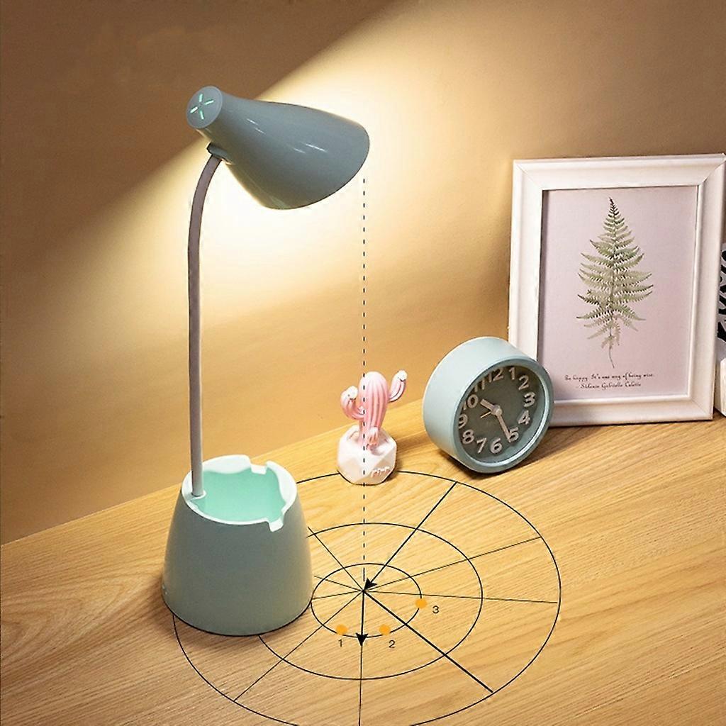 Desk Lamp, LED Table Lamp 3 Light Modes and Touch Sensor, Dimmable 360 Rotation Desk Lamp for Reading, Studying, Working (Green)