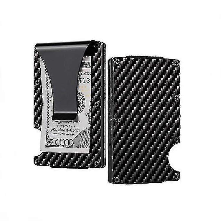 Minimalist Men's Wallet Slim Carbon Fiber Credit Card Holder