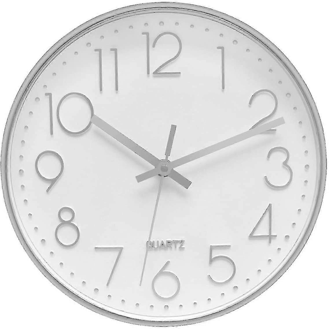 Wall Clock 12-inch Silent Non-ticking Wall Clock