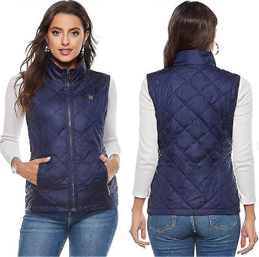 Women's Heated Vest With 4 Heating Zones, Neck Heating Jacket