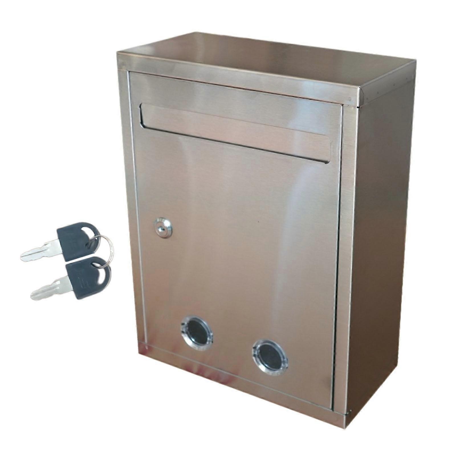 Suggestion Box with 2 Keys Ballot Comment Box for Fundraising Tip Jar Voting