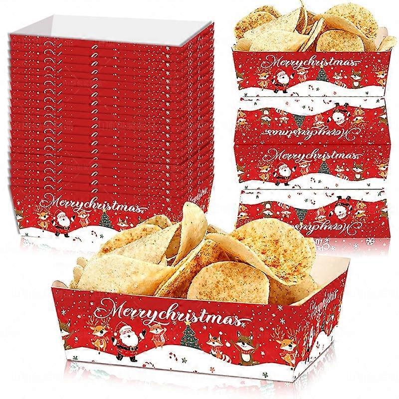 20pcs /Pack Christmas Food Snack Tray