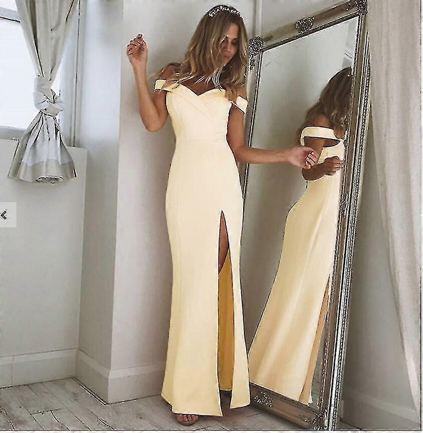 Summer Elegant Party Dresses Evening Maxi Dress Slash Neck Off Shoulder Wedding  Guest Elegant Dress For Women | Fruugo UK