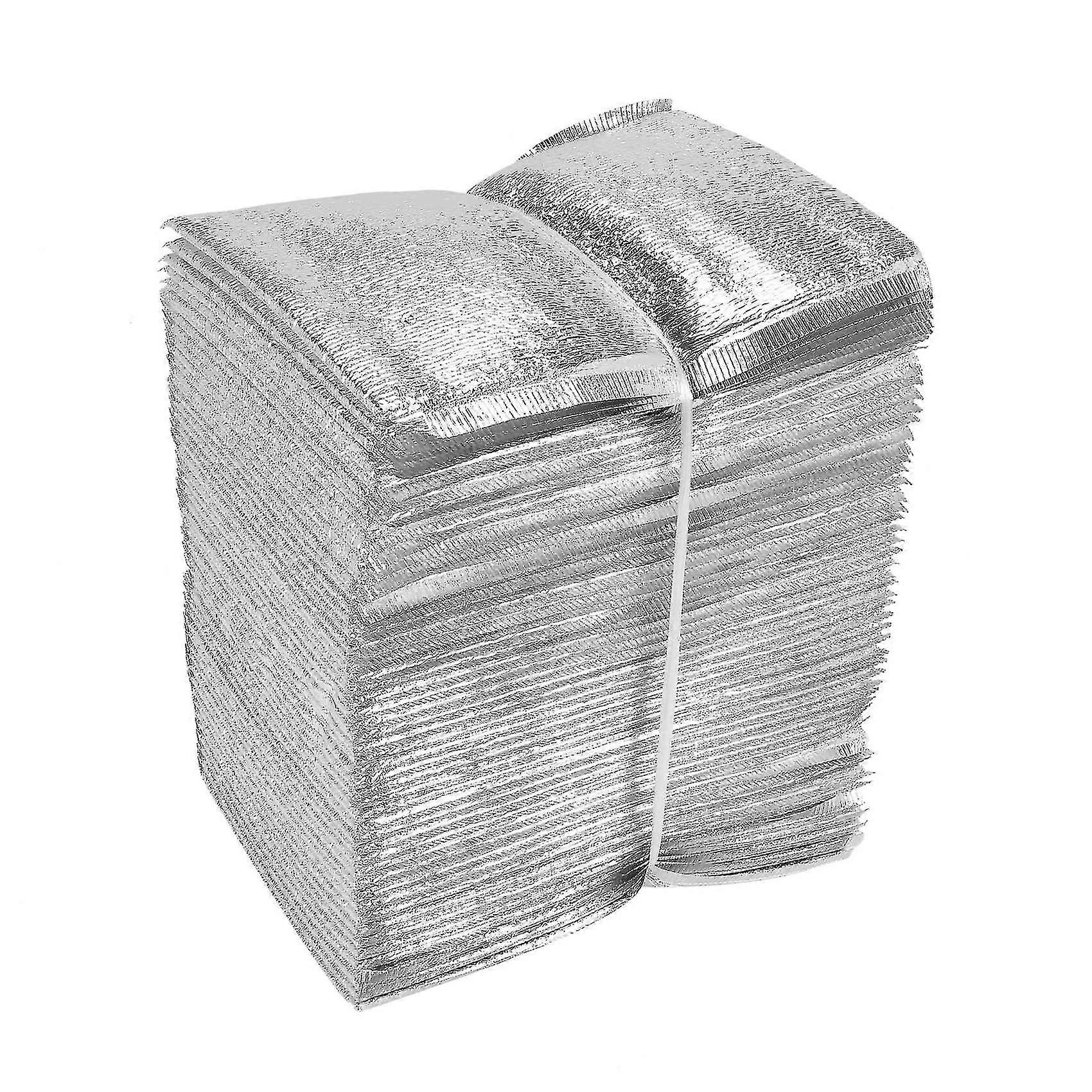 50 stk lunsjkjøler pose isolasjon folding piknik bærbar ispakke mat termisk pose chumian