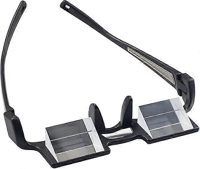 Light-weight Mirror Spectacles Horizontal Laying Down Reading Glasses 90 Vision Prism Glasses Chumian