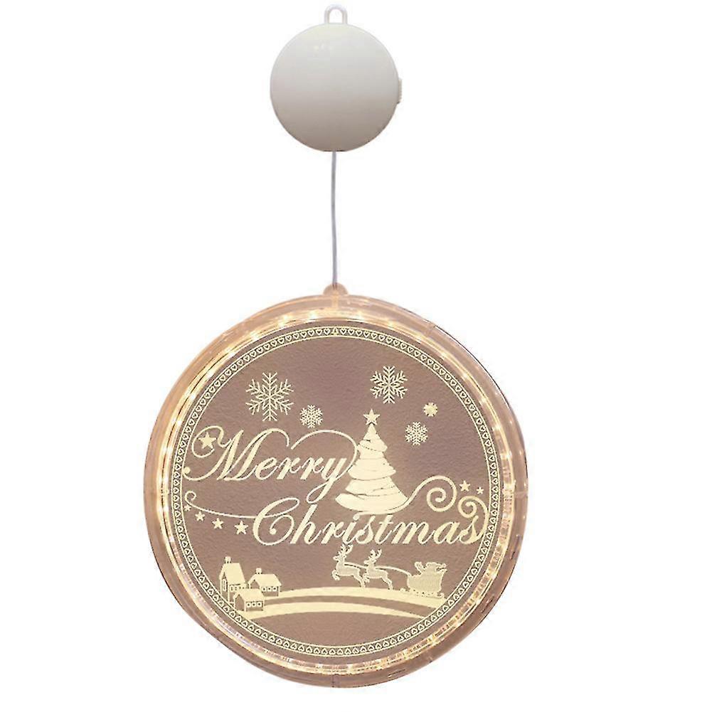 Christmas Decoration Novelty Hanging 3d Disc Lamp