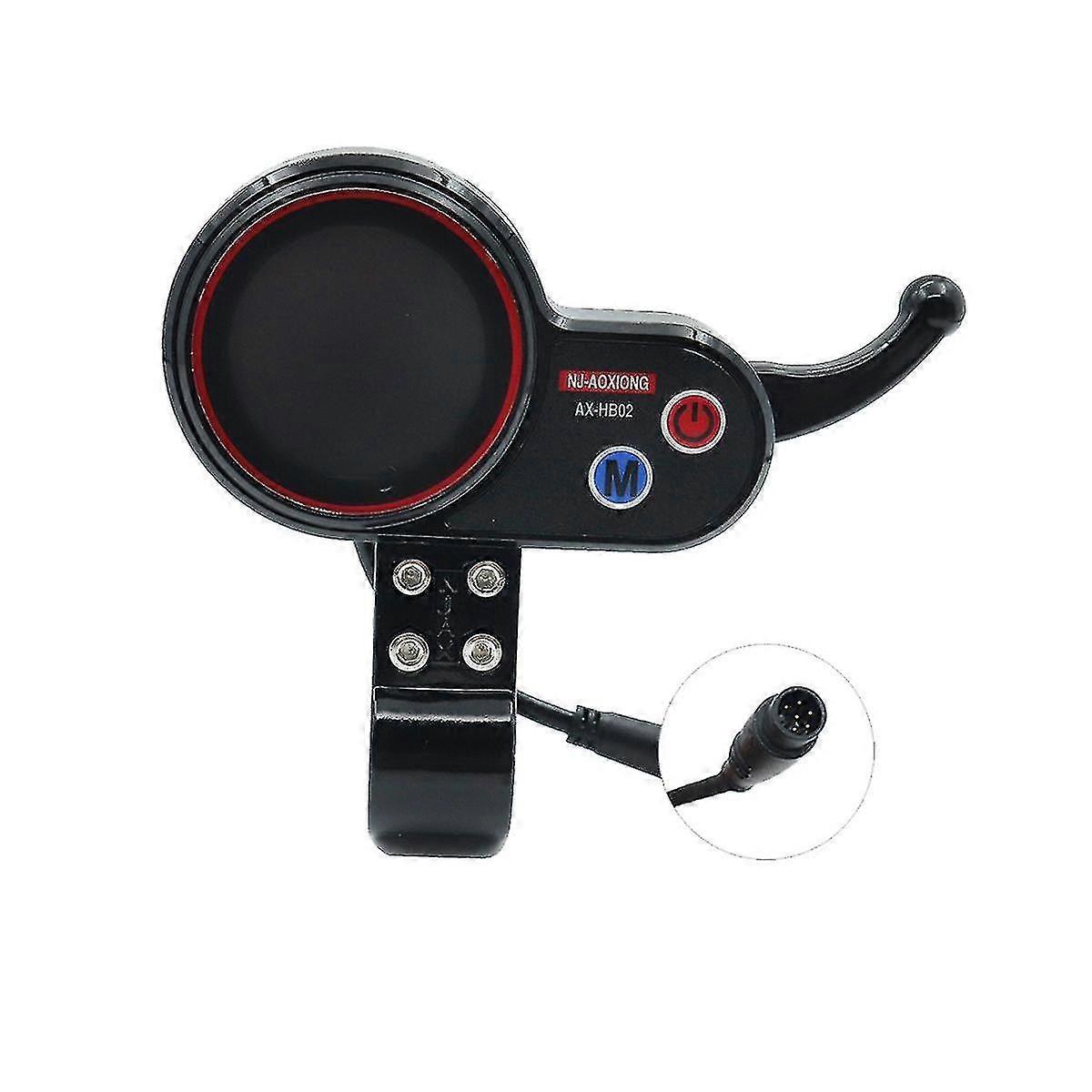 -aoxiong Ax-hb02 Scooter elettrico Cruscotto Meter 36v 48v Regolabile 6pin For_Dec