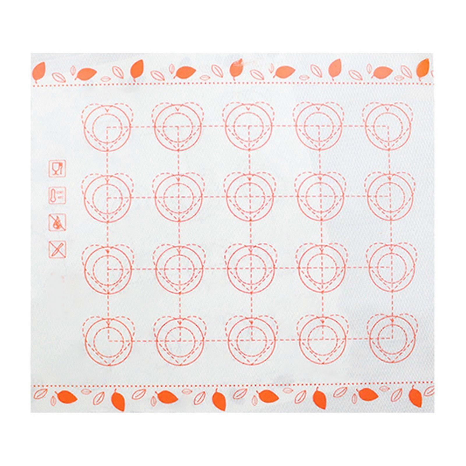 Heat Resistant Non-Stick Silicone Baking Mat - Oven Sheet Liner for Macaron Cookies