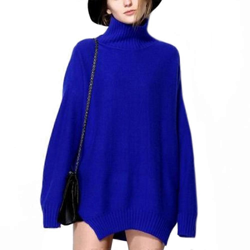 High Collar Wool Knitwear Sweater Loose