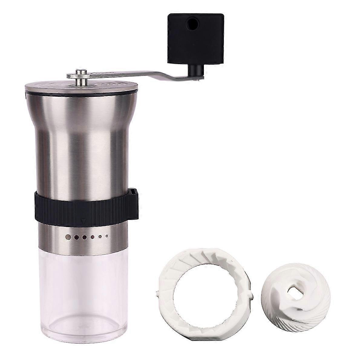 Small Coffee Powder Grinder Rotating Crank Coffee Bean Machine For Office