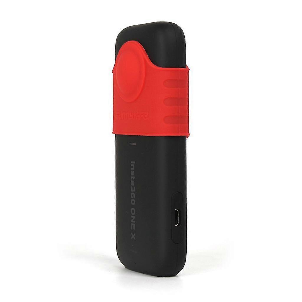 Boîtier en résine Slip Skin pour un objectif X - Rouge, comme décrit