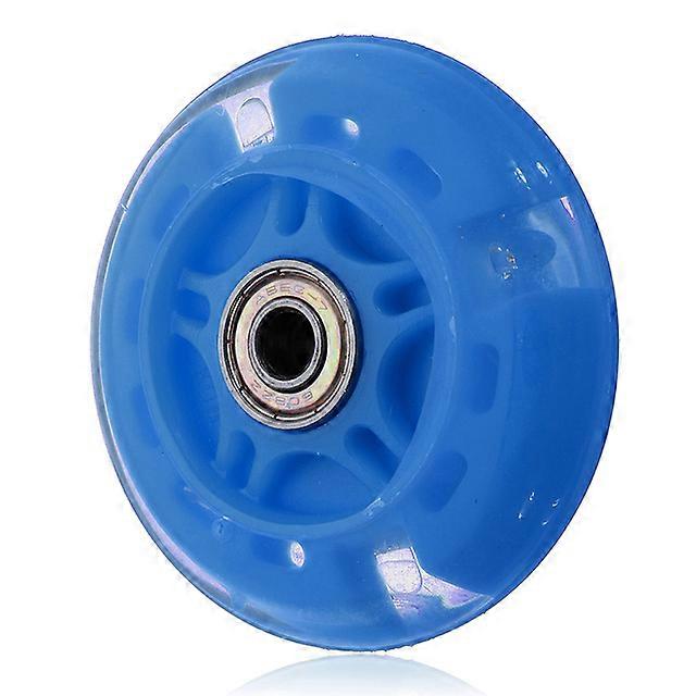 Metal Children Scooter Wheel 80mm Replacement Repairing Rollerskate Lighting Wheels Part Component Accessories Black